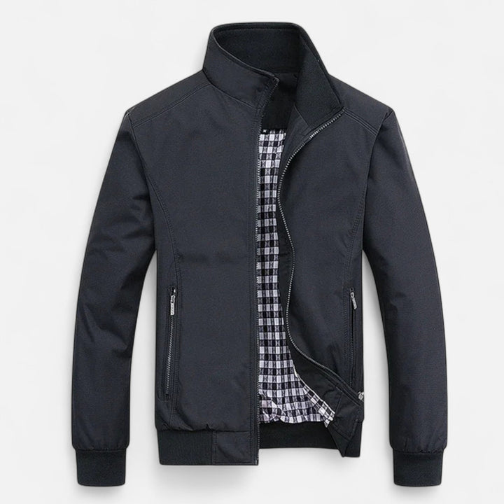 Herre Slim-Fit Bomberjakke