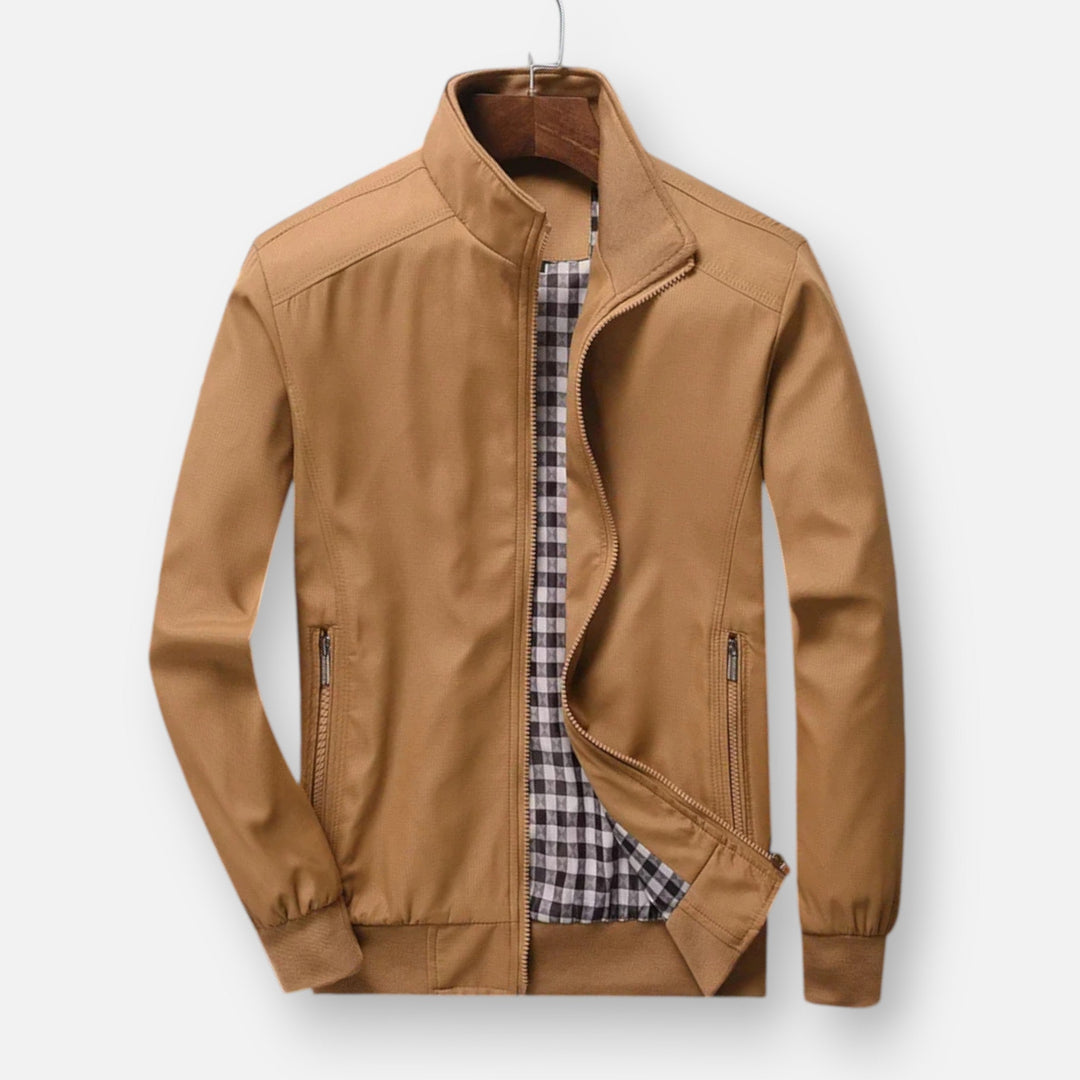 Herre Slim-Fit Bomberjakke