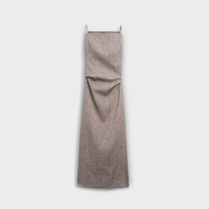Flowing Maxi Dress Made of Blend