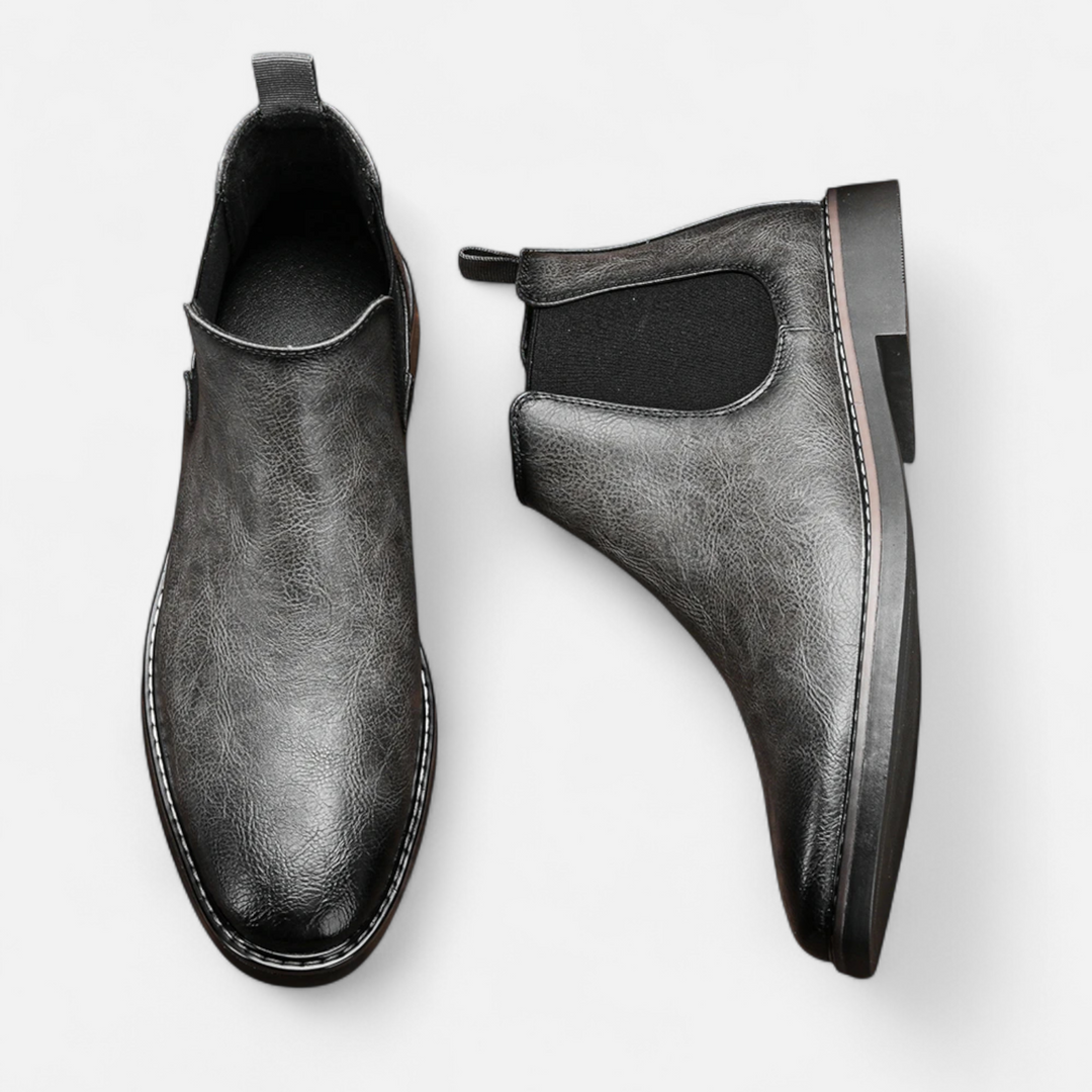 Men’s Retro Leather Chelsea Boots