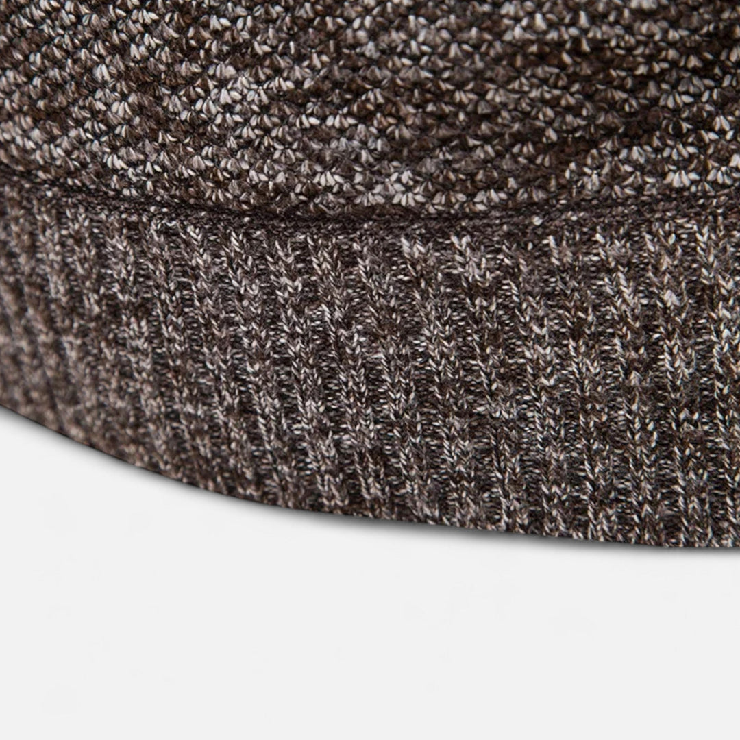 Men’s Knitted Turtleneck Sweater – Thick Winter Warmth