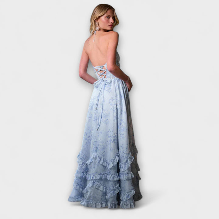 Vestido largo y fluido chic