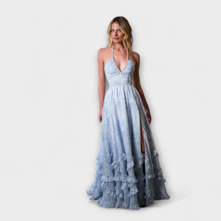Vestido largo y fluido chic
