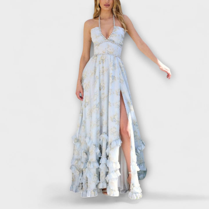 Vestido largo y fluido chic