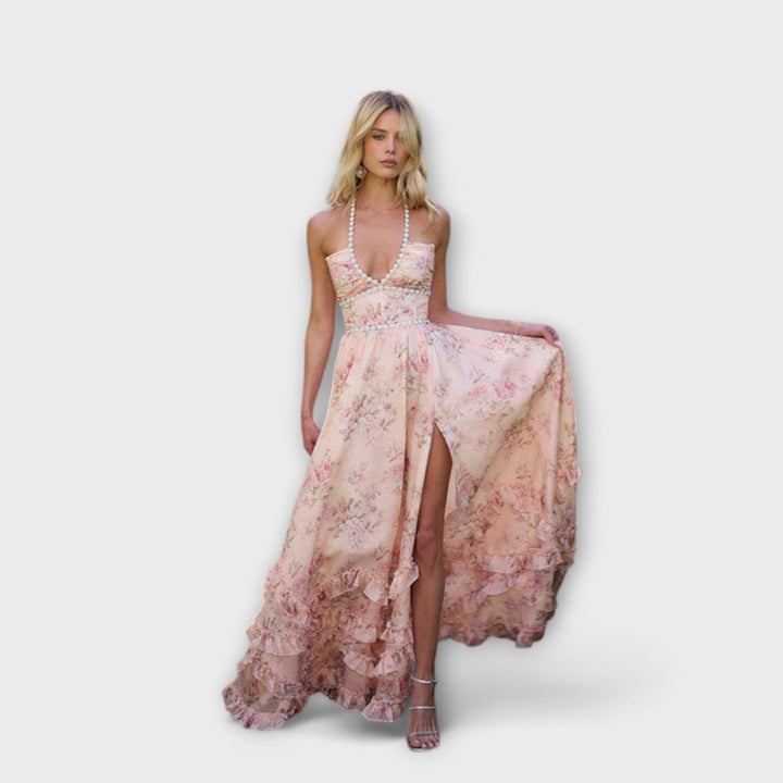 Vestido largo y fluido chic