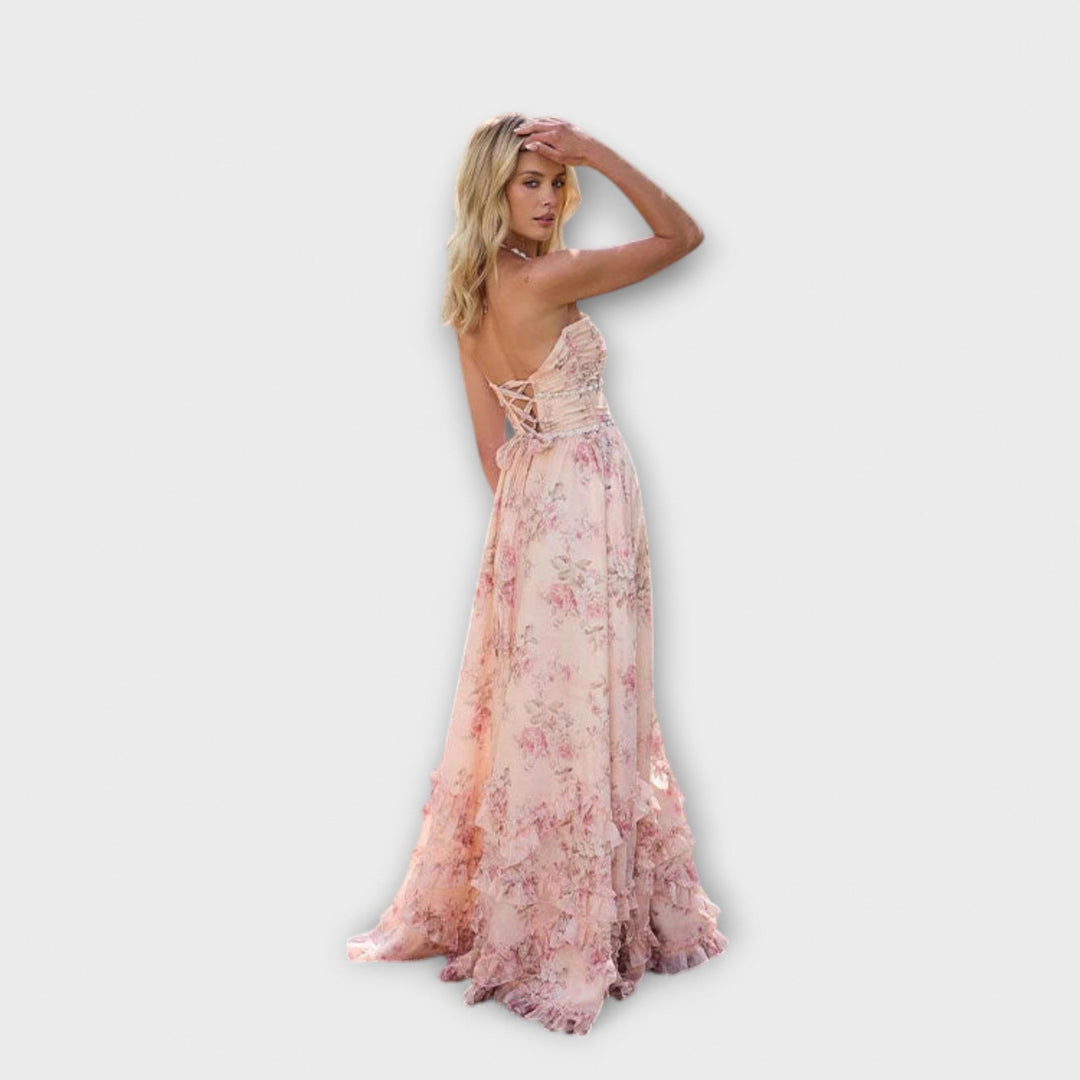 Vestido largo y fluido chic