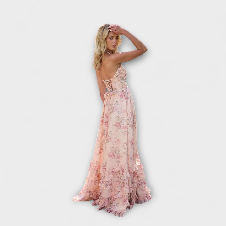 Vestido largo y fluido chic