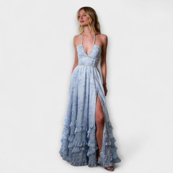 Vestido largo y fluido chic