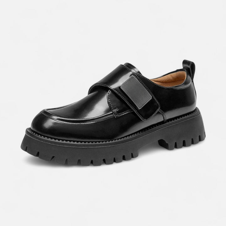 Ballerines derby en cuir pour femmes