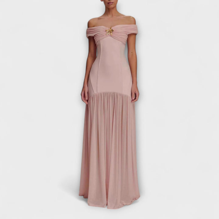 Chik stropløs bodycon maxikjole