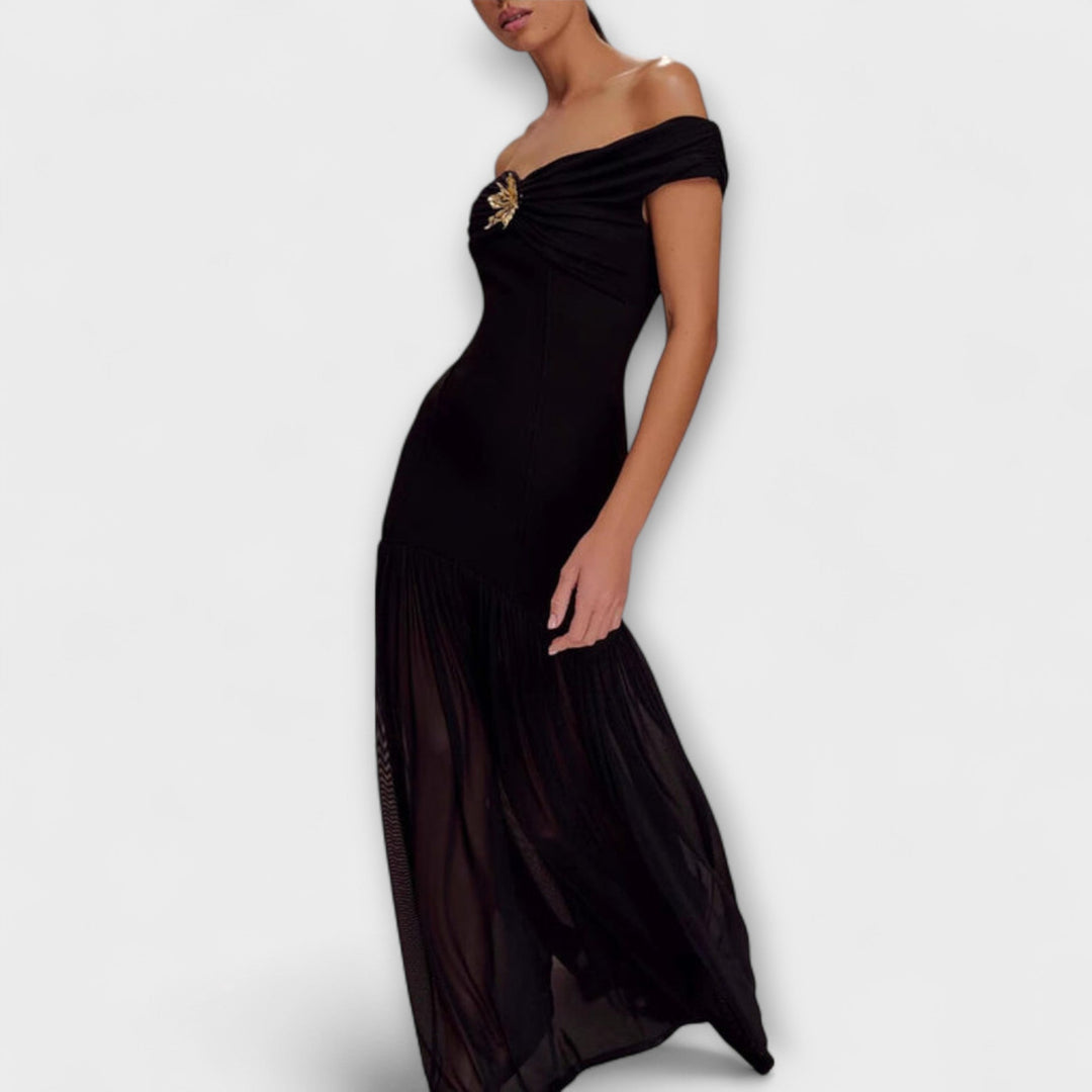 Chik stropløs bodycon maxikjole