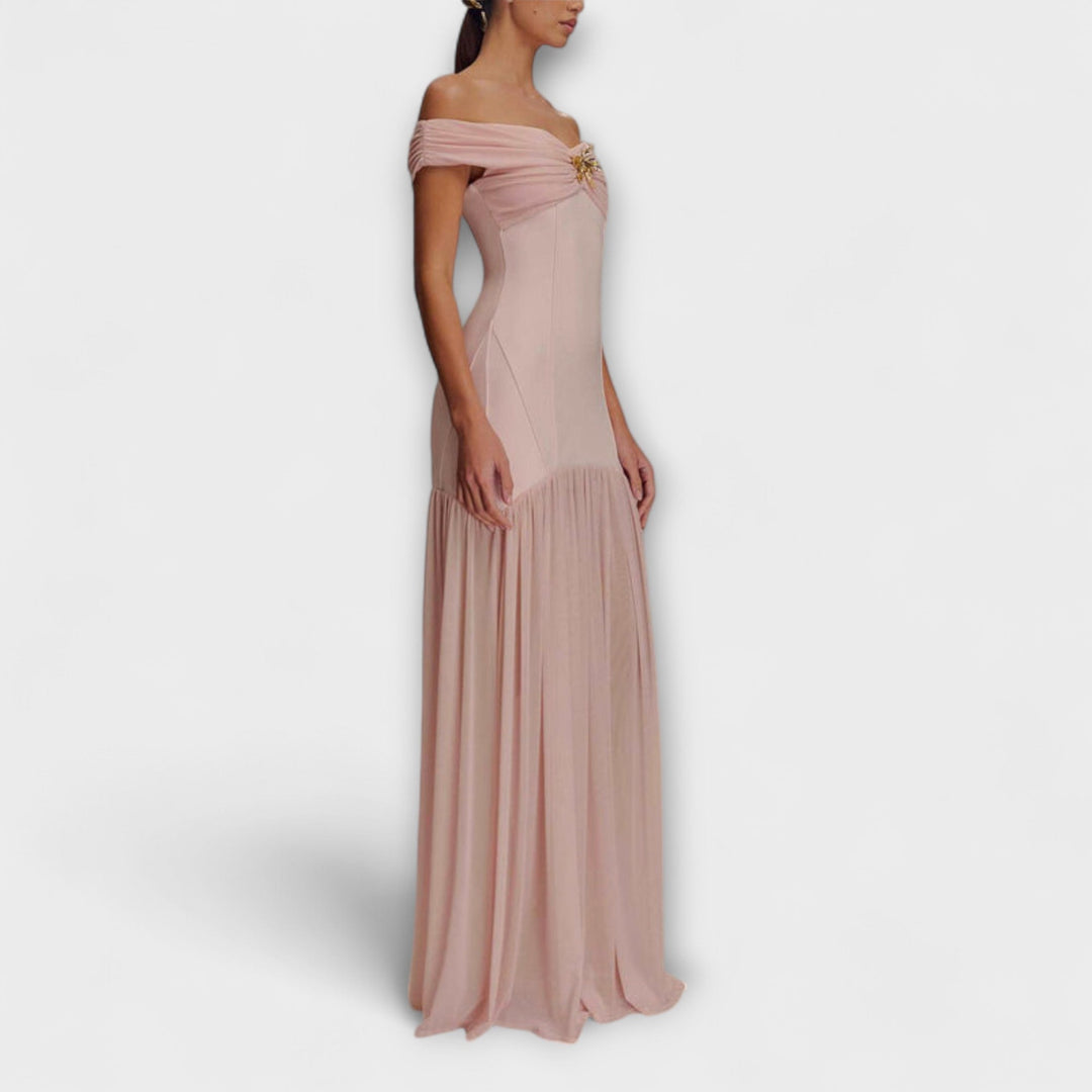 Chik stropløs bodycon maxikjole