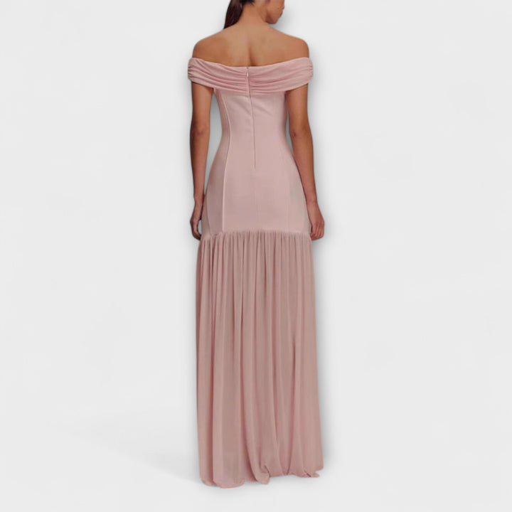 Chik stropløs bodycon maxikjole