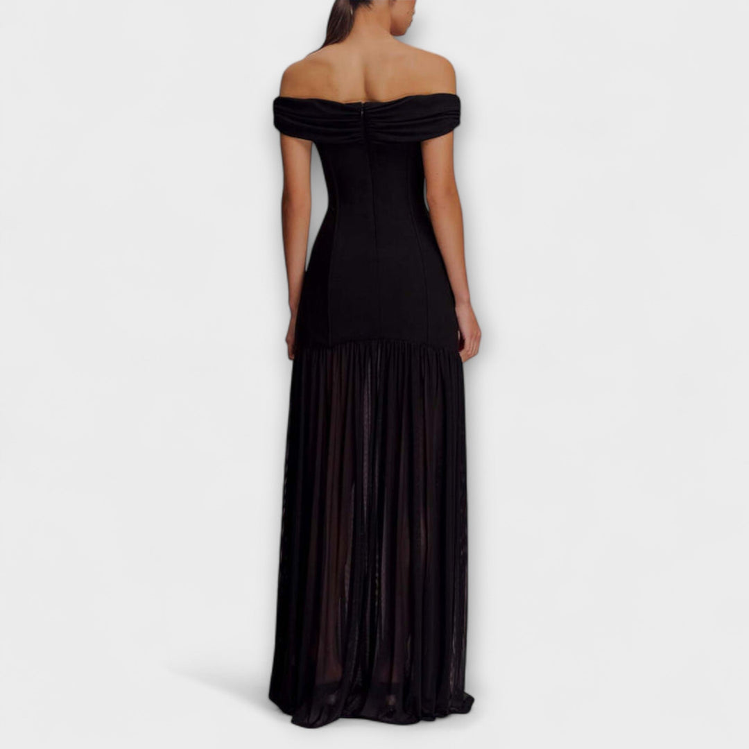 Chik stropløs bodycon maxikjole