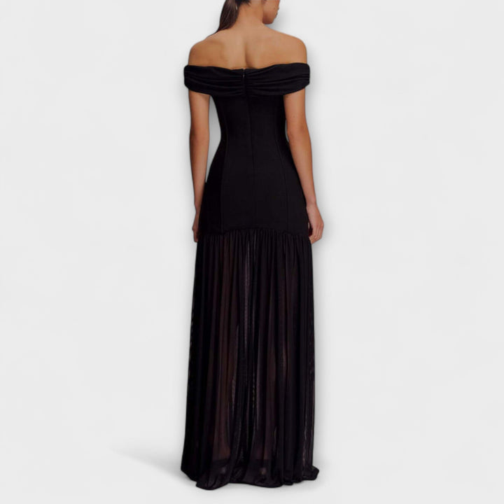 Chik stropløs bodycon maxikjole