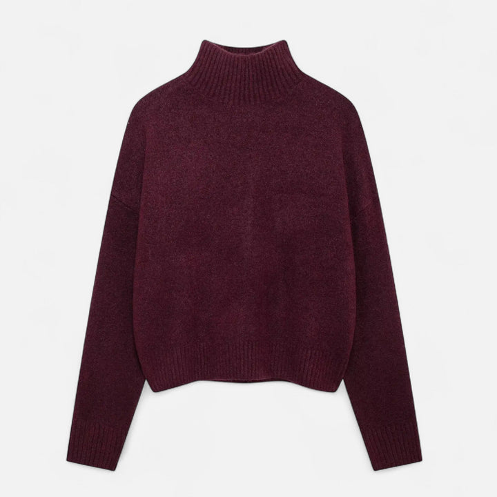 Dame Vintage Rullekrave Sweater – Klassisk Vintervarme