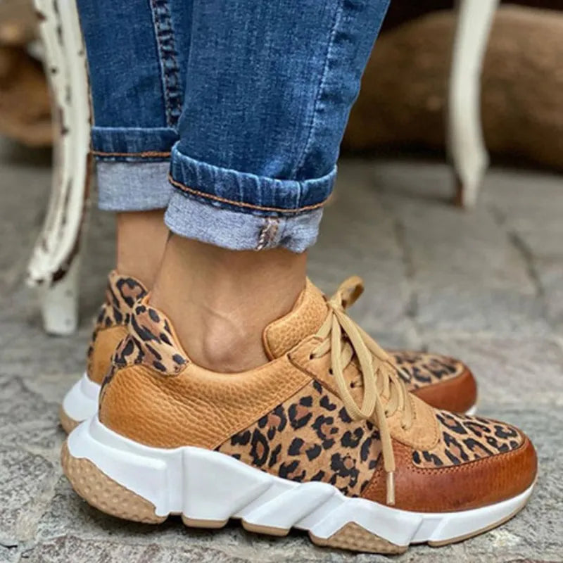 Women’s Leopard Comfort Sneakers