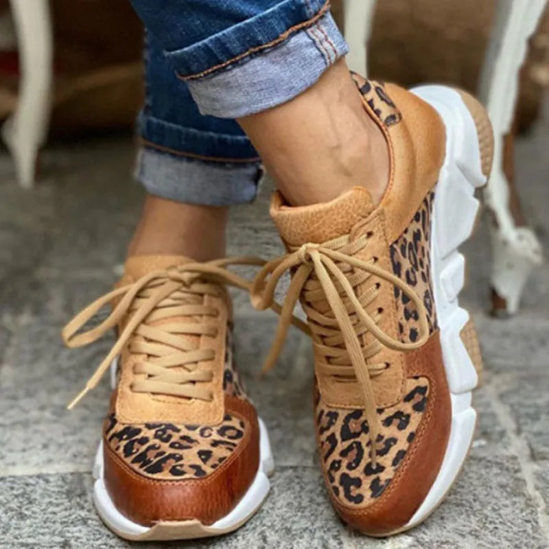Women’s Leopard Comfort Sneakers