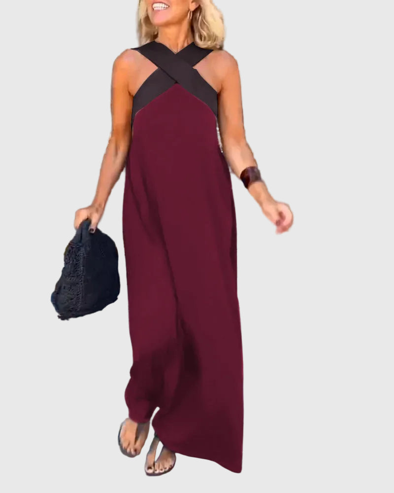 Abito lungo fluente ed elegante