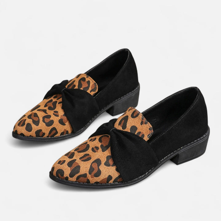 Women’s Leopard Suede Loafers