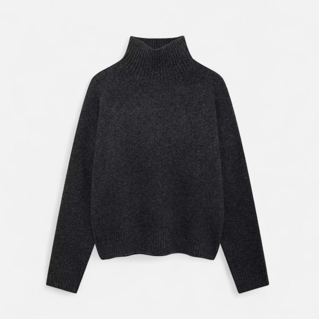 Dame Vintage Rullekrave Sweater – Klassisk Vintervarme