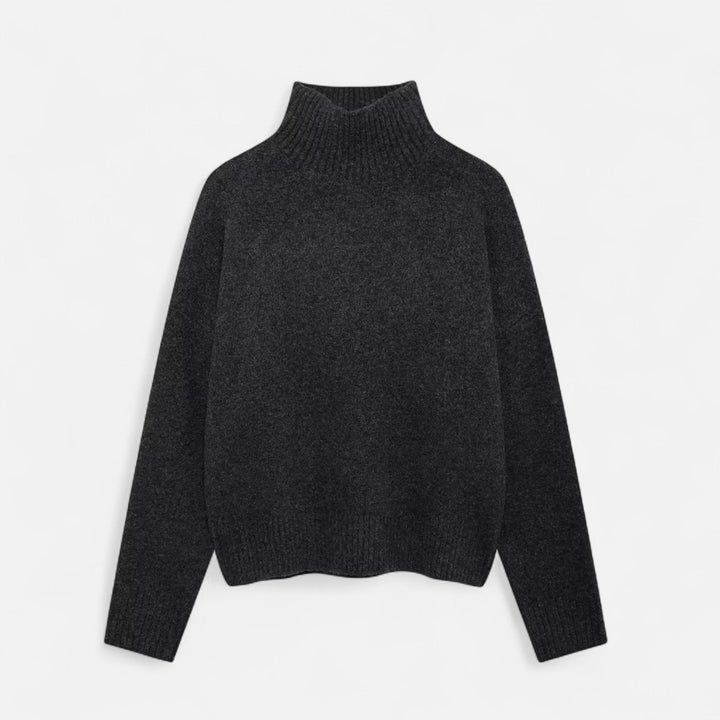 Dame Vintage Rullekrave Sweater – Klassisk Vintervarme