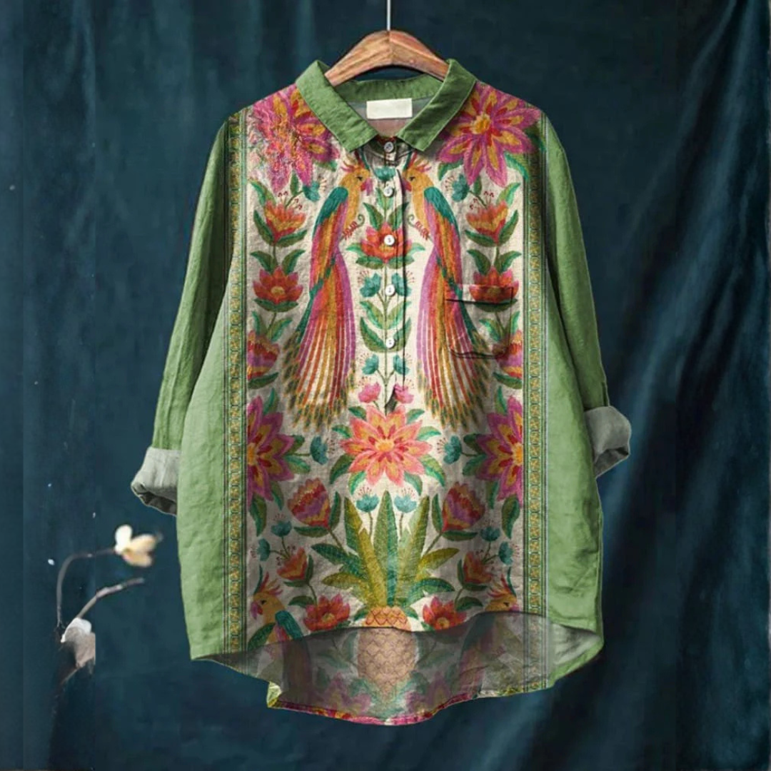 Camicia Tropical Peacock