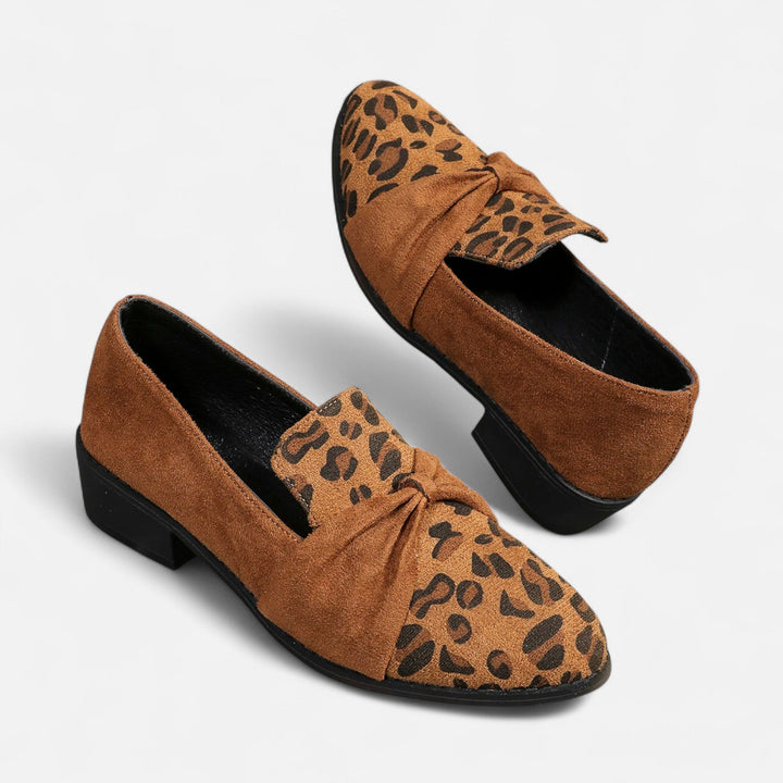 Women’s Leopard Suede Loafers
