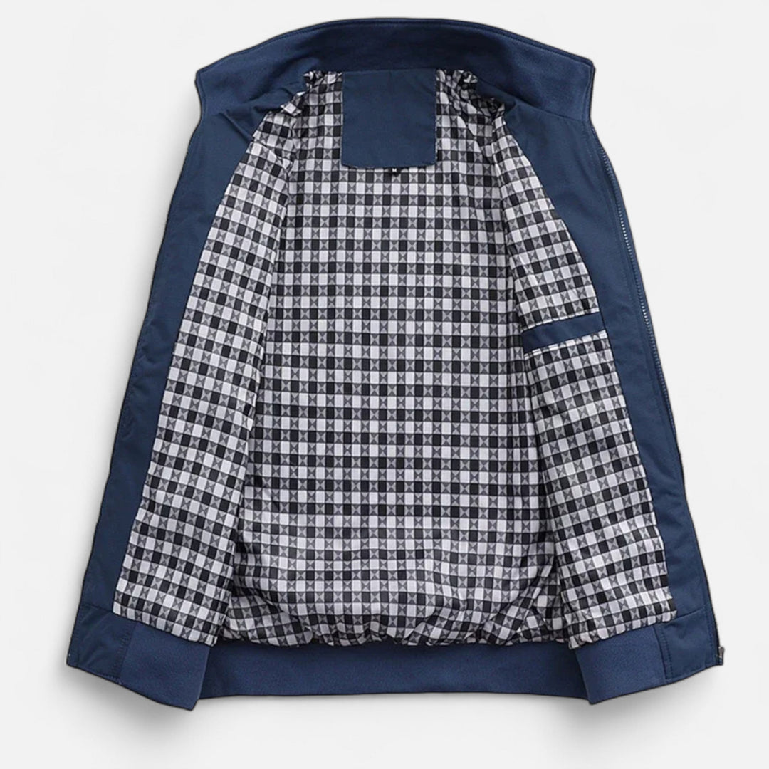 Herre Slim-Fit Bomberjakke