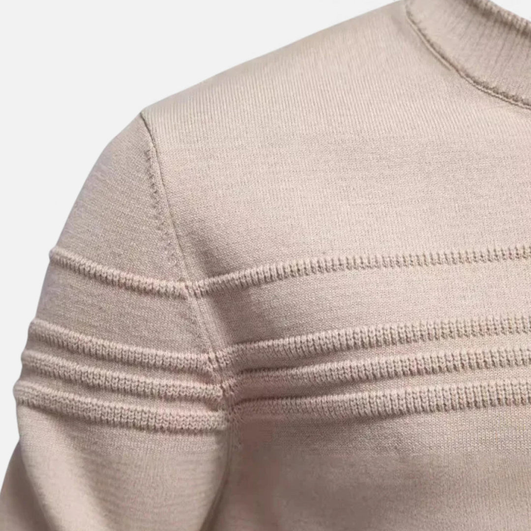 Maglione da uomo slim fit in maglia strutturata