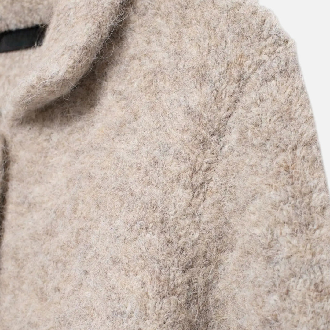 Cardigan con bottoni floreale da donna