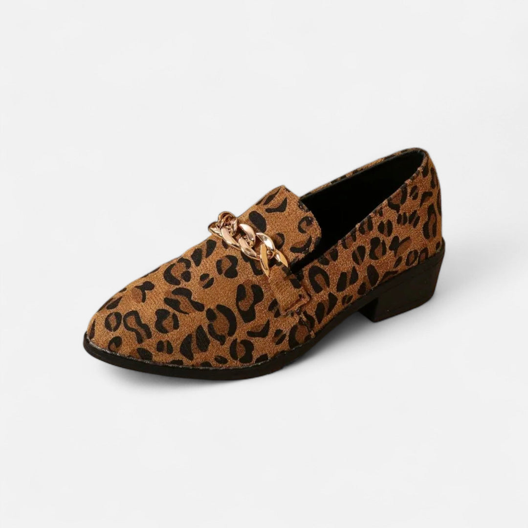 Women’s Leopard Suede Loafers
