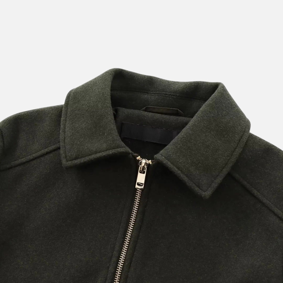 Chaqueta de Invierno Elegante para Mujer con Cierre Relámpago