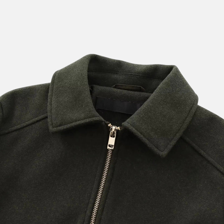 Chaqueta de Invierno Elegante para Mujer con Cierre Relámpago