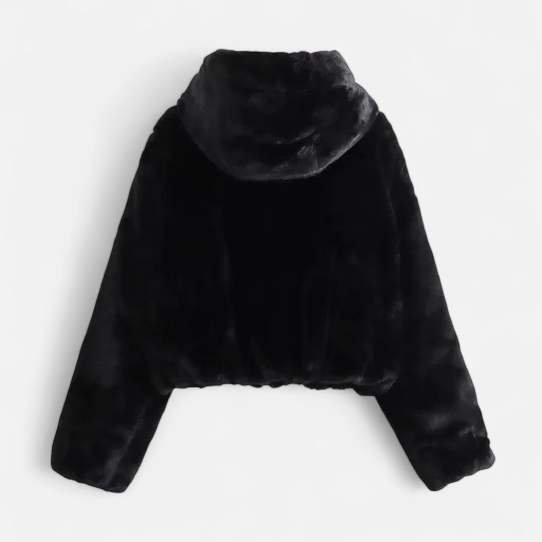 Women’s Hooded Faux Fur Coat – Winter Luxe Comfort