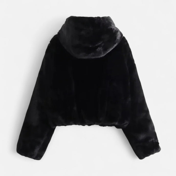 Women’s Hooded Faux Fur Coat – Winter Luxe Comfort