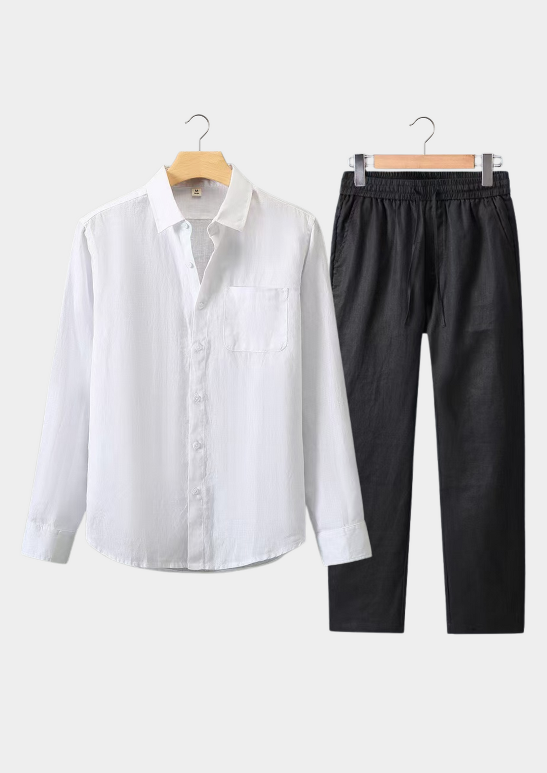 Completo Estivo a Maniche Lunghe – Bianco Nero