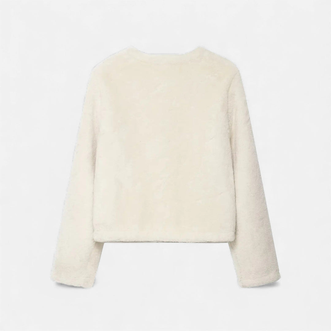 Women’s Faux Fur Toggle Button Jacket