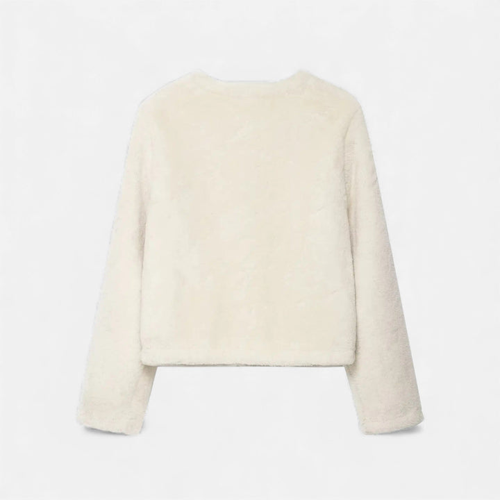 Women’s Faux Fur Toggle Button Jacket
