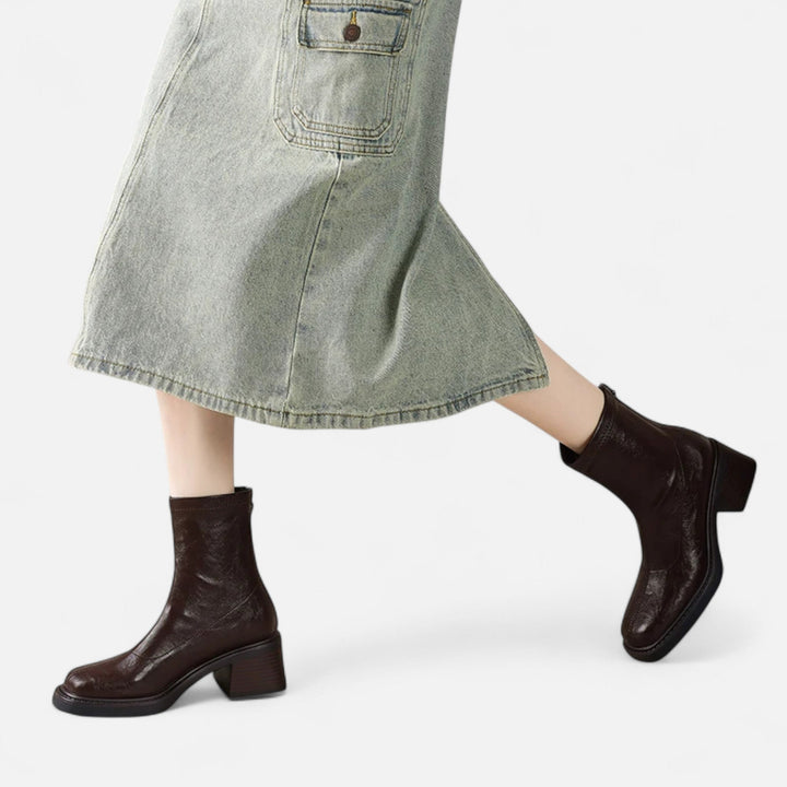 Women’s Urban Leather Ankle Boots