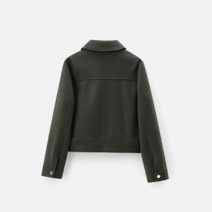 Chaqueta de Invierno Elegante para Mujer con Cierre Relámpago