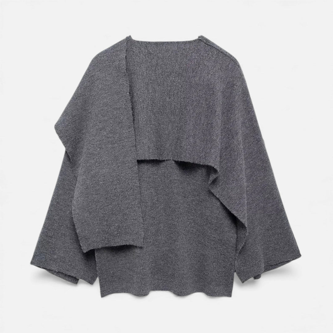 Dame Elegant Uldfølelse Poncho Cardigan