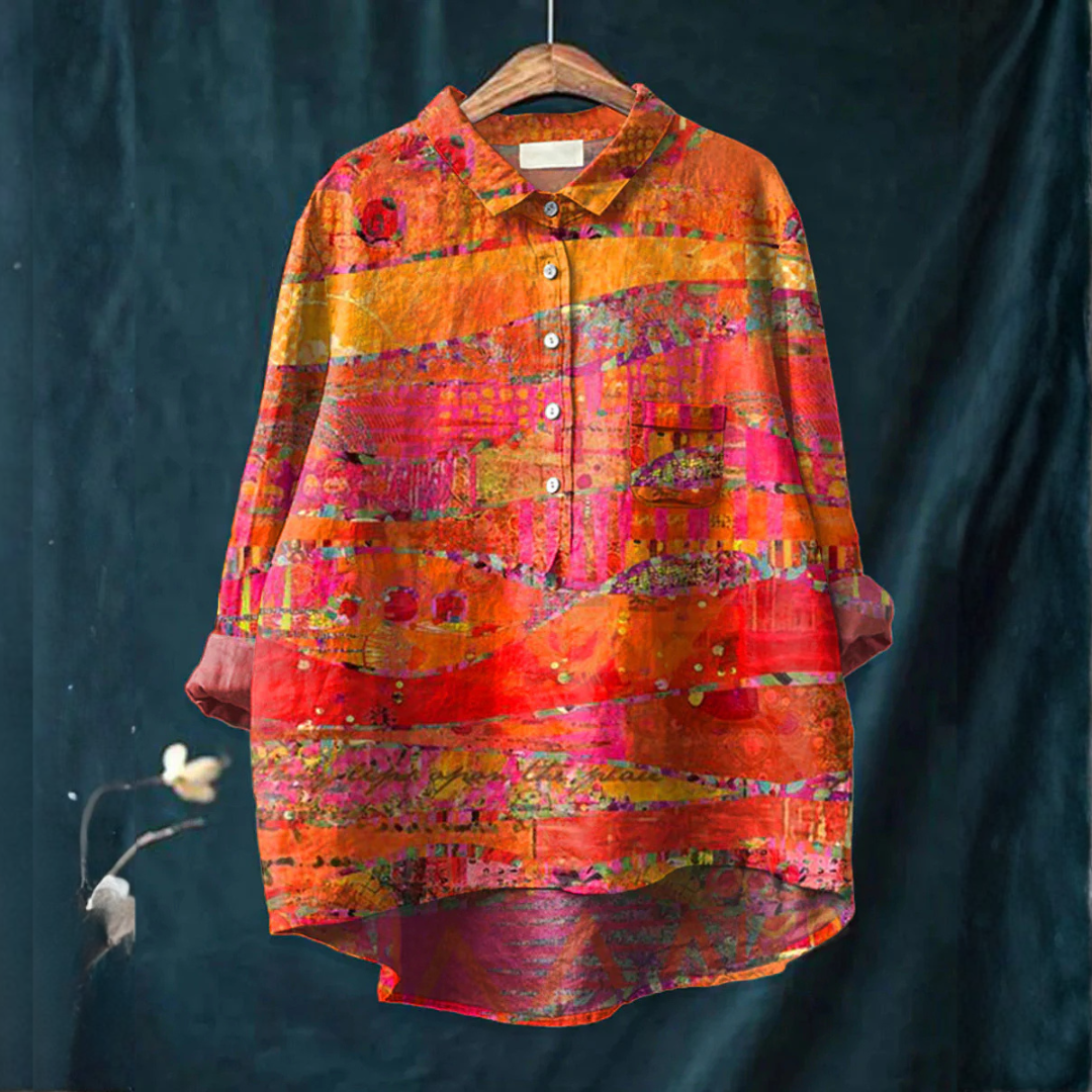 Bold Abstract Print Shirt