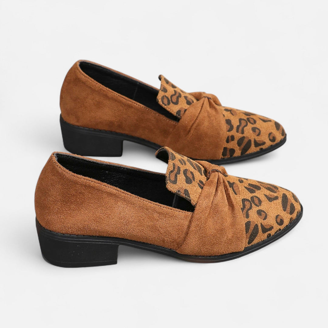 Women’s Leopard Suede Loafers