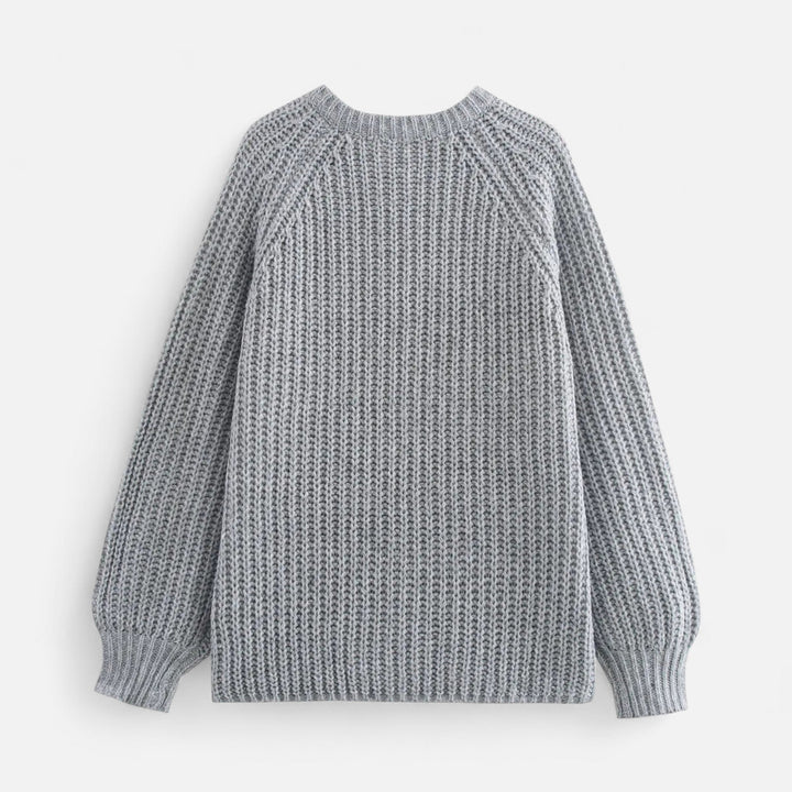 Cardigan tricotat vintage pentru femei, cu guler rotund – Eleganță de toamnă fără efort