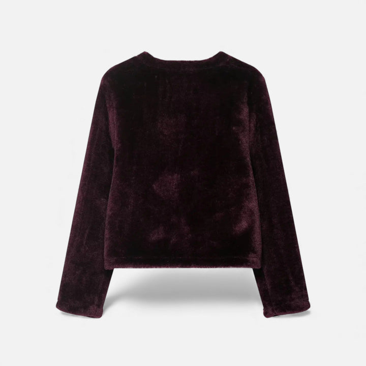 Women’s Faux Fur Toggle Button Jacket