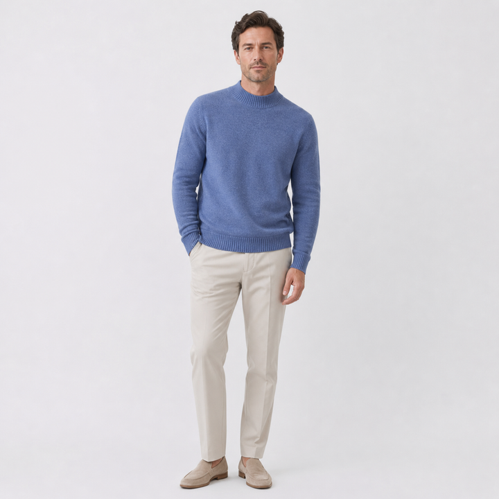Men’s Pure Wool Turtleneck Sweater