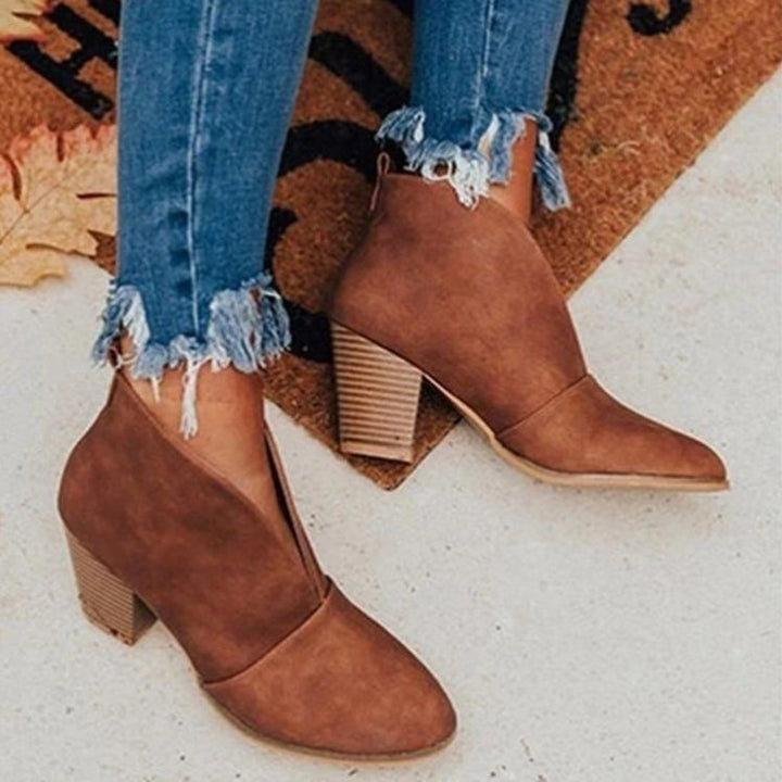 Women’s Chunky Heel Ankle Boots
