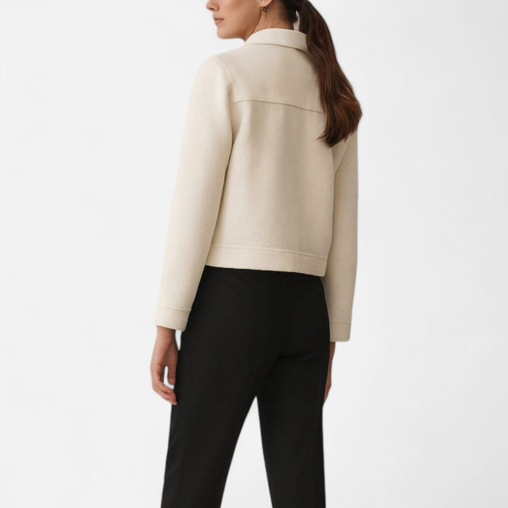 Chaqueta de Invierno Elegante para Mujer con Cierre Relámpago