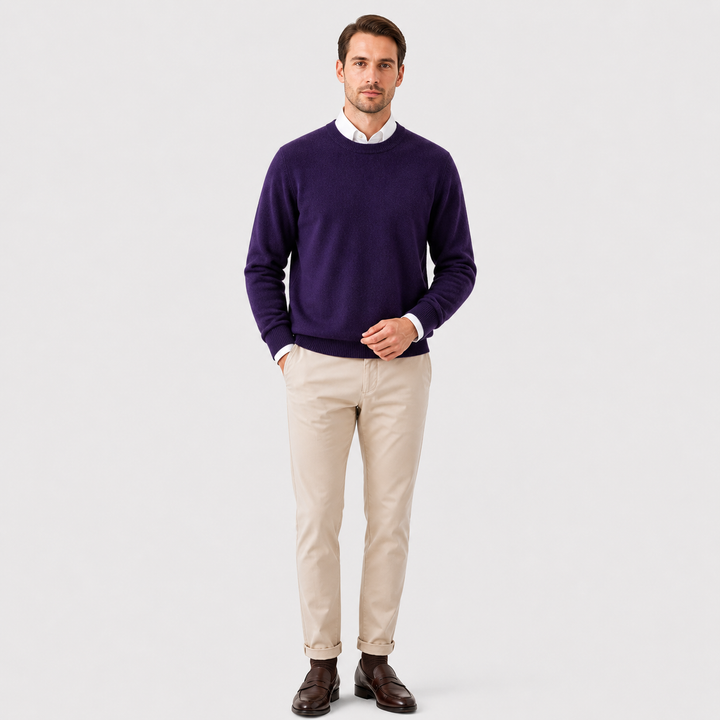Men’s Heritage Knit Cashmere Sweater